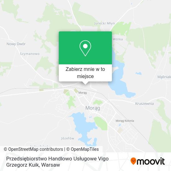 Mapa Przedsiębiorstwo Handlowo Usługowe Vigo Grzegorz Kuik