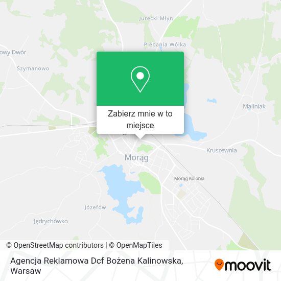 Mapa Agencja Reklamowa Dcf Bożena Kalinowska