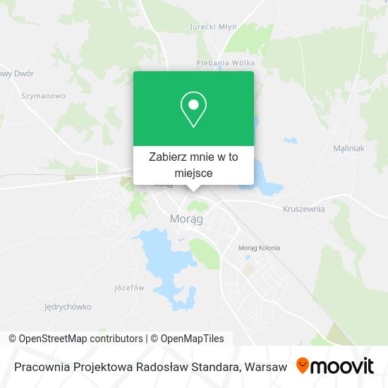 Mapa Pracownia Projektowa Radosław Standara