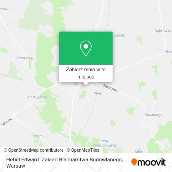 Mapa Hebel Edward. Zakład Blacharstwa Budowlanego