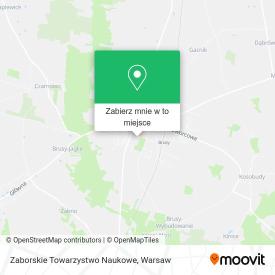 Mapa Zaborskie Towarzystwo Naukowe