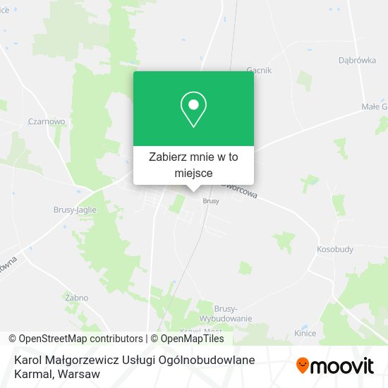 Mapa Karol Małgorzewicz Usługi Ogólnobudowlane Karmal