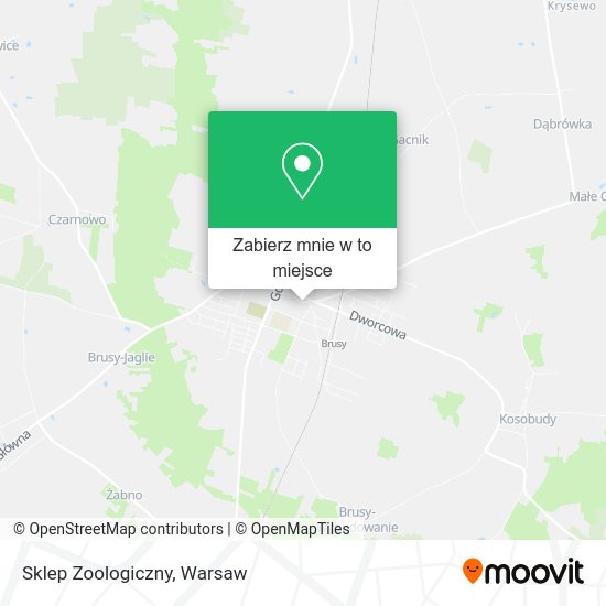 Mapa Sklep Zoologiczny