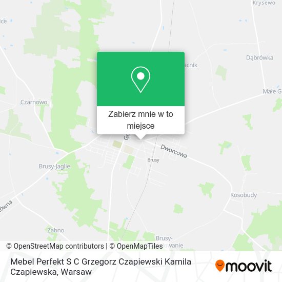 Mapa Mebel Perfekt S C Grzegorz Czapiewski Kamila Czapiewska