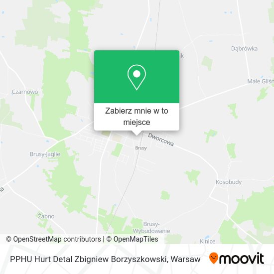 Mapa PPHU Hurt Detal Zbigniew Borzyszkowski