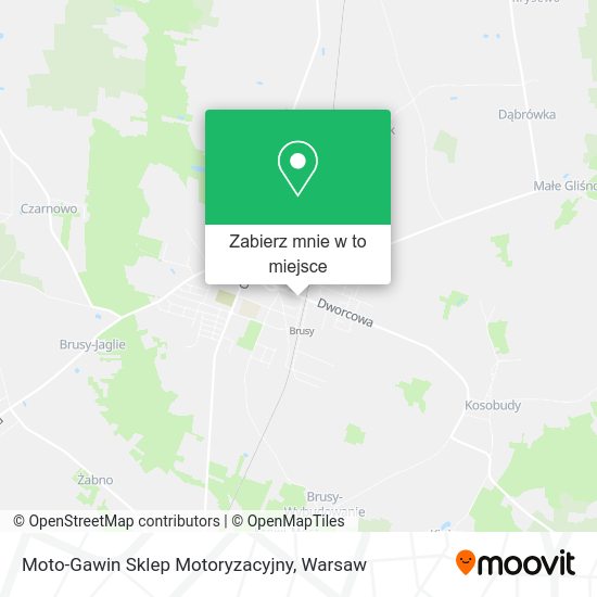 Mapa Moto-Gawin Sklep Motoryzacyjny