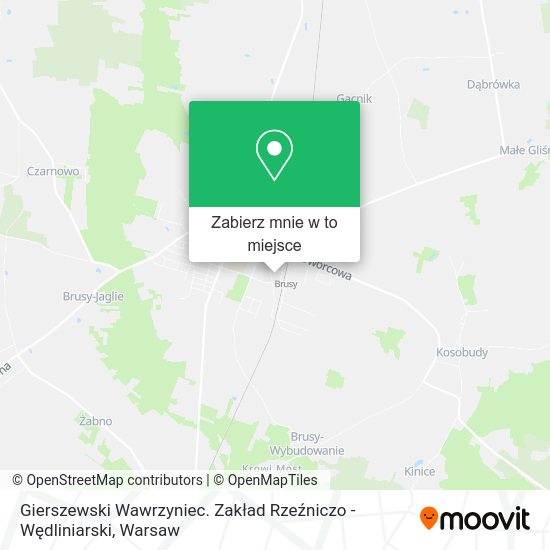 Mapa Gierszewski Wawrzyniec. Zakład Rzeźniczo - Wędliniarski