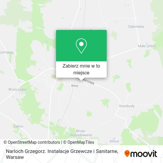 Mapa Narloch Grzegorz. Instalacje Grzewcze i Sanitarne