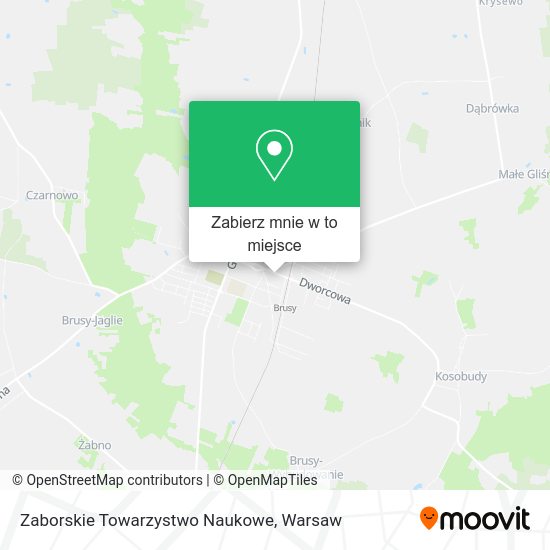 Mapa Zaborskie Towarzystwo Naukowe