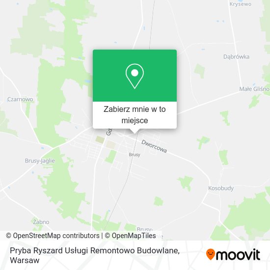 Mapa Pryba Ryszard Usługi Remontowo Budowlane