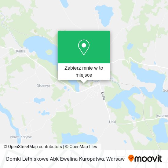 Mapa Domki Letniskowe Abk Ewelina Kuropatwa