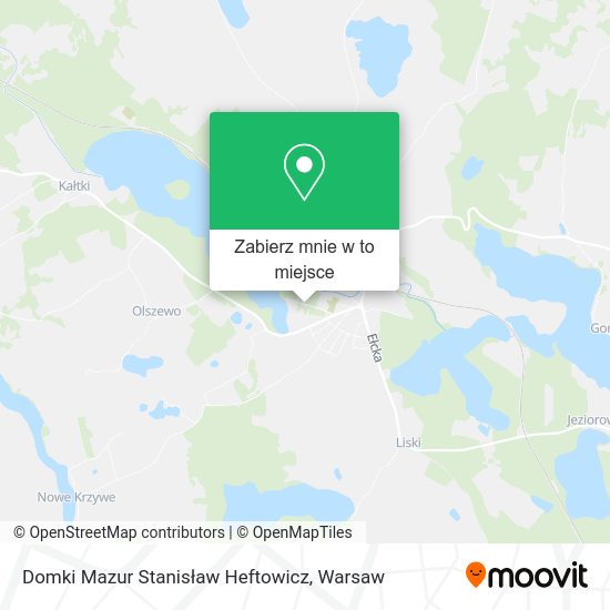 Mapa Domki Mazur Stanisław Heftowicz