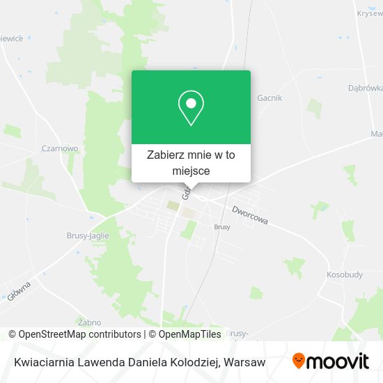 Mapa Kwiaciarnia Lawenda Daniela Kolodziej