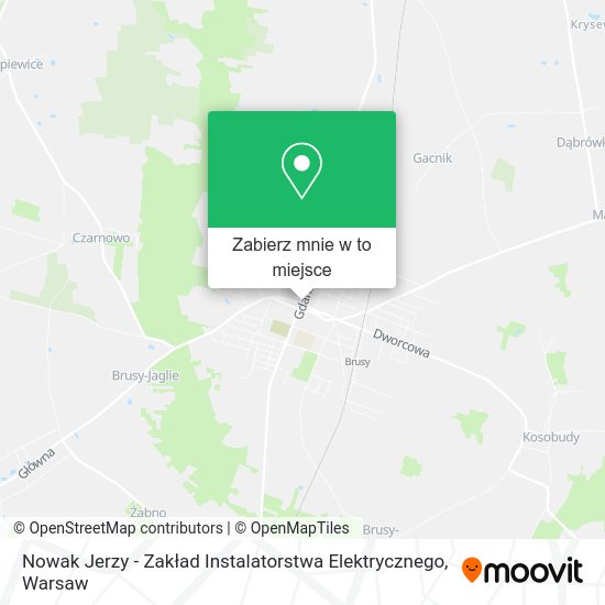 Mapa Nowak Jerzy - Zakład Instalatorstwa Elektrycznego