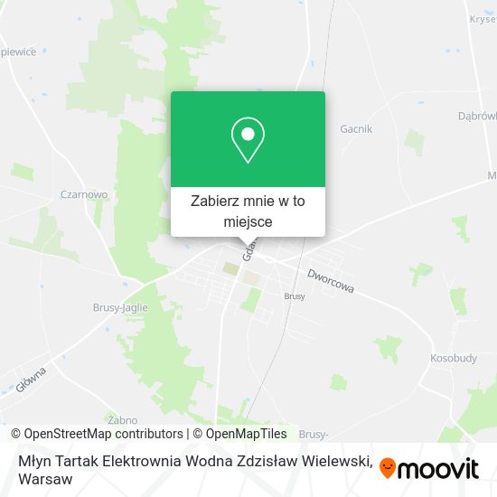 Mapa Młyn Tartak Elektrownia Wodna Zdzisław Wielewski