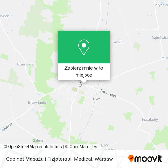 Mapa Gabinet Masażu i Fizjoterapii Medical