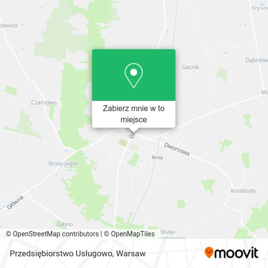 Mapa Przedsiębiorstwo Usługowo