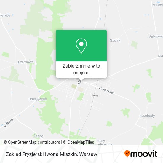 Mapa Zakład Fryzjerski Iwona Miszkin