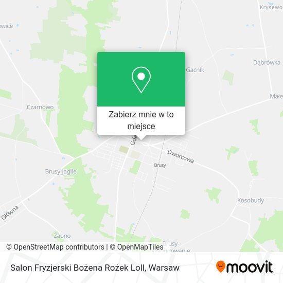 Mapa Salon Fryzjerski Bożena Rożek Loll