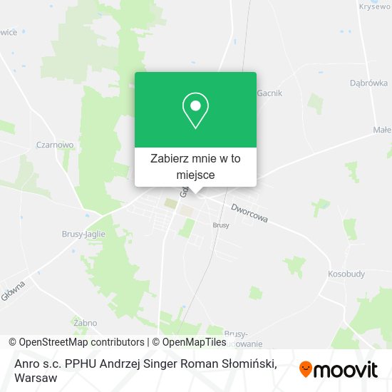 Mapa Anro s.c. PPHU Andrzej Singer Roman Słomiński