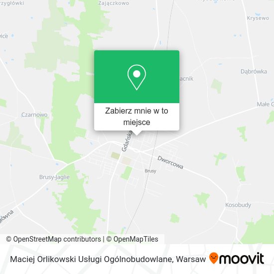 Mapa Maciej Orlikowski Usługi Ogólnobudowlane