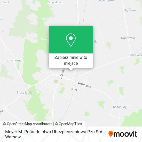 Mapa Meyer M. Pośrednictwo Ubezpieczeniowa Pzu S.A.