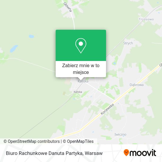 Mapa Biuro Rachunkowe Danuta Partyka