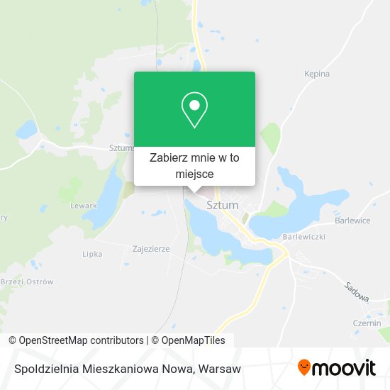 Mapa Spoldzielnia Mieszkaniowa Nowa