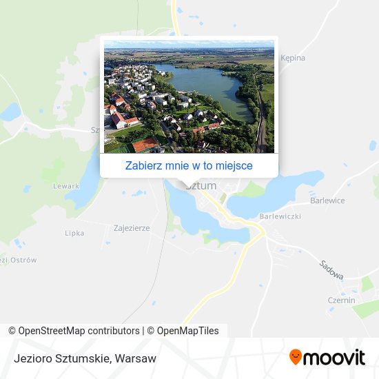 Mapa Jezioro Sztumskie