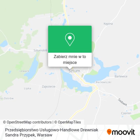 Mapa Przedsiębiorstwo Usługowo-Handlowe Drewniak Sandra Przypek