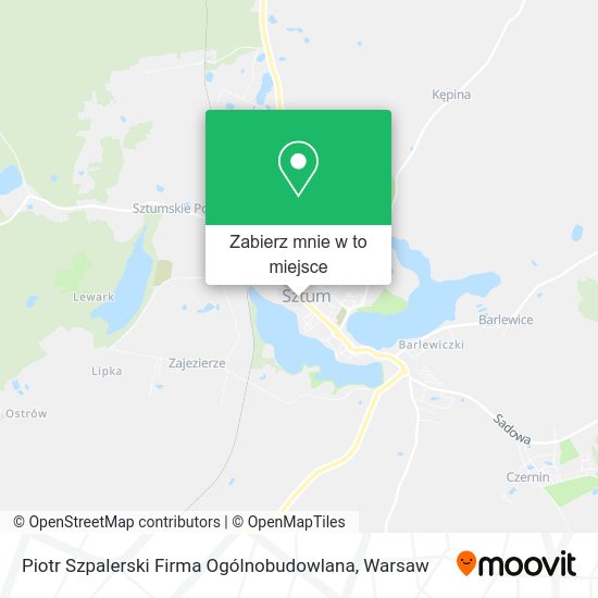 Mapa Piotr Szpalerski Firma Ogólnobudowlana