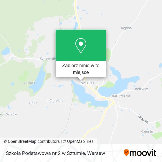 Mapa Szkoła Podstawowa nr 2 w Sztumie