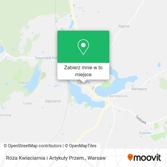 Mapa Róża Kwiaciarnia i Artykuły Przem.