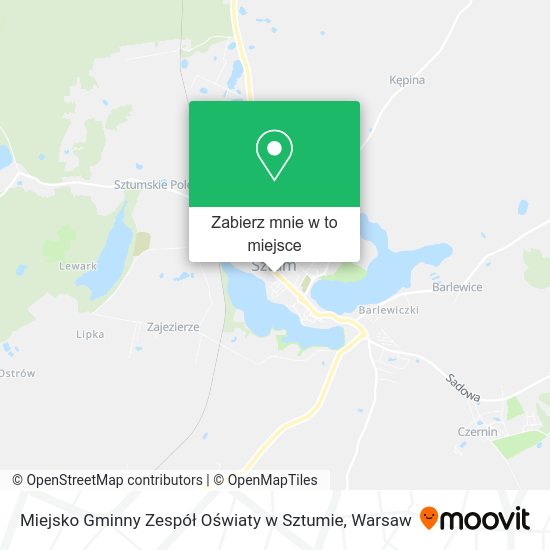 Mapa Miejsko Gminny Zespół Oświaty w Sztumie