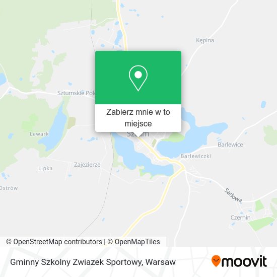 Mapa Gminny Szkolny Zwiazek Sportowy