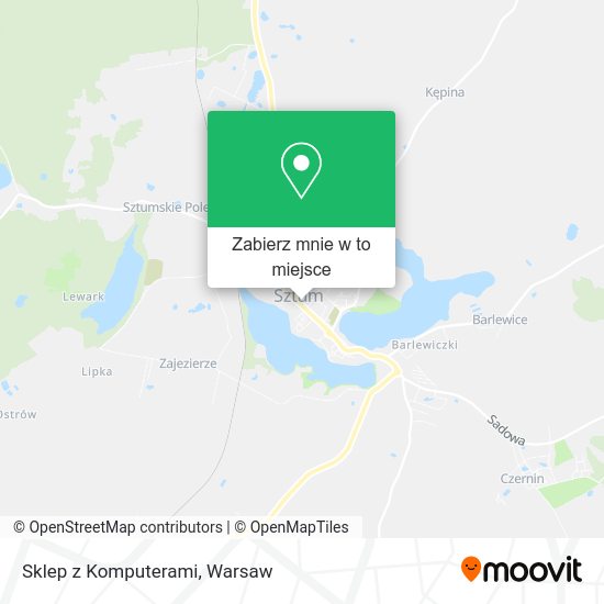 Mapa Sklep z Komputerami