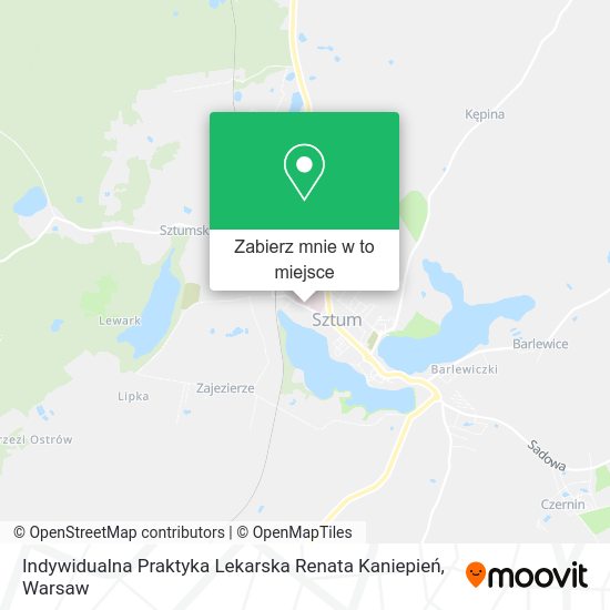 Mapa Indywidualna Praktyka Lekarska Renata Kaniepień