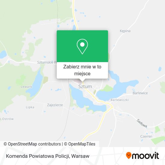 Mapa Komenda Powiatowa Policji