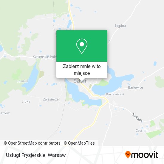 Mapa Usługi Fryzjerskie