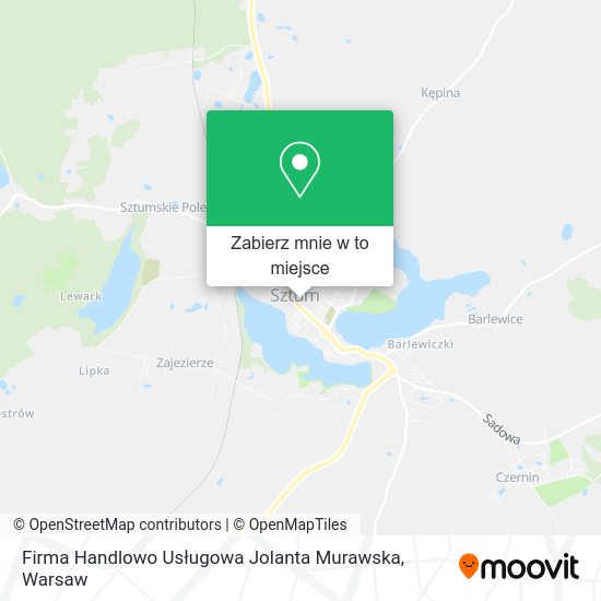 Mapa Firma Handlowo Usługowa Jolanta Murawska