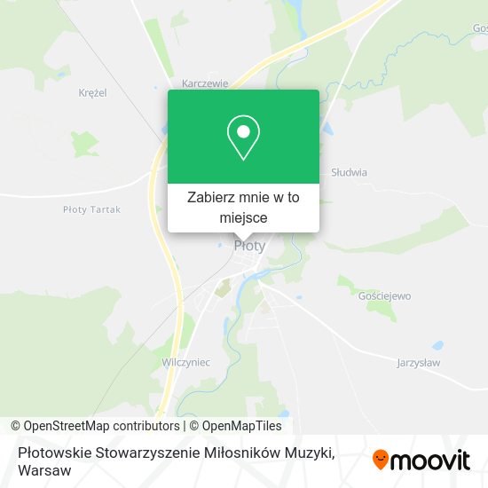 Mapa Płotowskie Stowarzyszenie Miłosników Muzyki