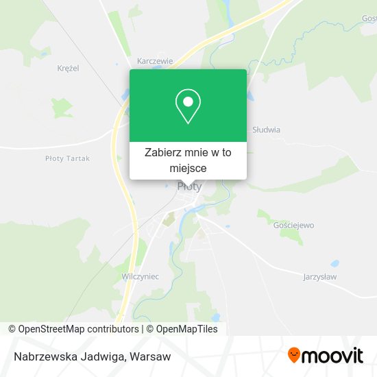 Mapa Nabrzewska Jadwiga