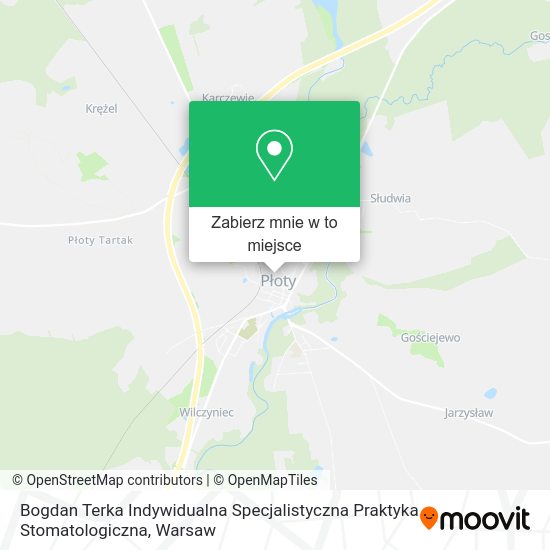 Mapa Bogdan Terka Indywidualna Specjalistyczna Praktyka Stomatologiczna