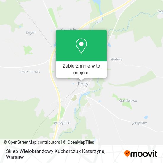 Mapa Sklep Wielobranżowy Kucharczuk Katarzyna