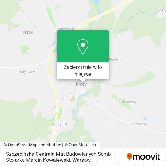 Mapa Szczecińska Centrala Mat Budowlanych Scmb Stolarka Marcin Kowalewski