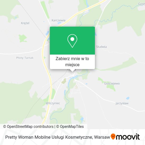 Mapa Pretty Woman Mobilne Usługi Kosmetyczne