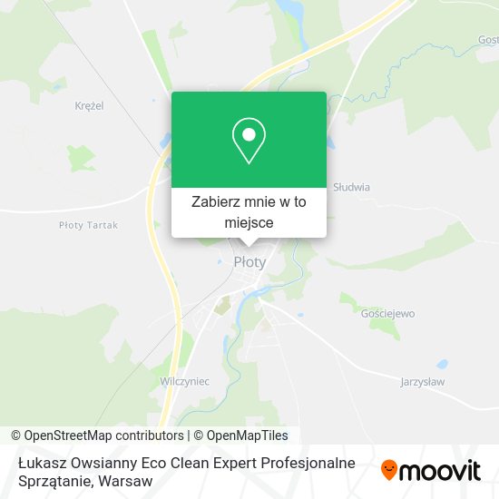 Mapa Łukasz Owsianny Eco Clean Expert Profesjonalne Sprzątanie