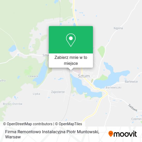 Mapa Firma Remontowo Instalacyjna Piotr Muntowski