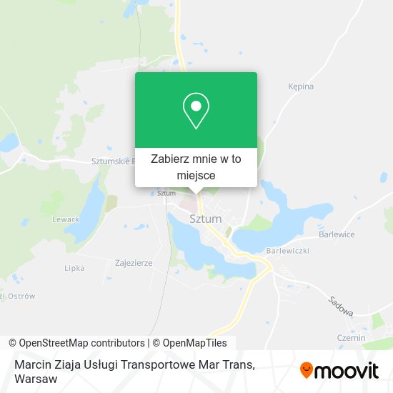 Mapa Marcin Ziaja Usługi Transportowe Mar Trans