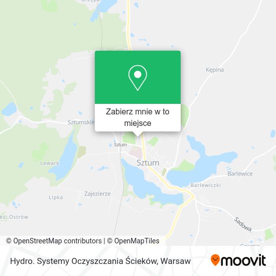 Mapa Hydro. Systemy Oczyszczania Ścieków